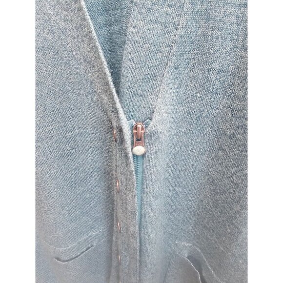 Woolrich Merino Wool V-neck Cardigan Medium - Picture 3 of 10
